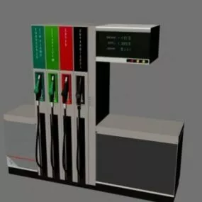 Oil Petrol Box 3d model