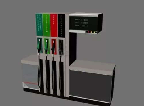 Oil Petrol Box 3d model Oil Petrol Box 3d model