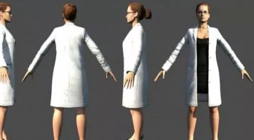 Dr Rachel Meadows 3d model Dr Rachel Meadows 3d model