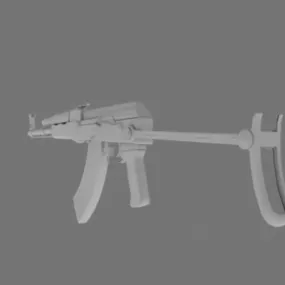 Ak47 Gun 3d model