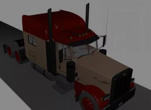 Truck 3d model Truck 3d model