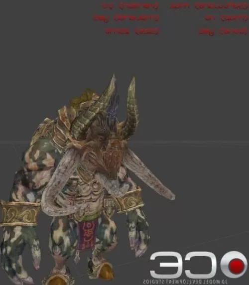 Volcanus Monster 3d model Volcanus Monster 3d model