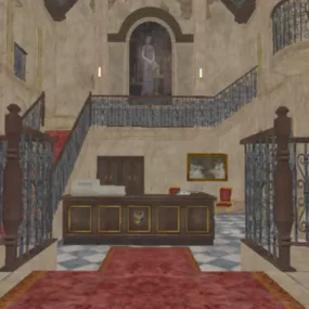 Ashford House Main Hall 3d model
