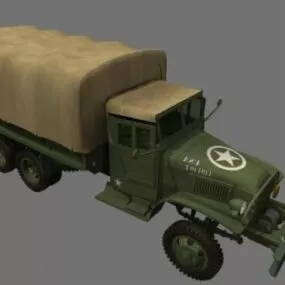 Gmc Army Truck 3d model