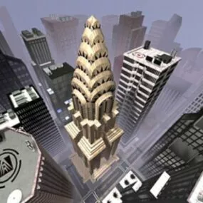 Tower Chrysler Building 3d model