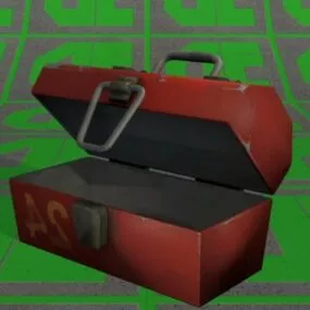 Metal Tool Box 3d model