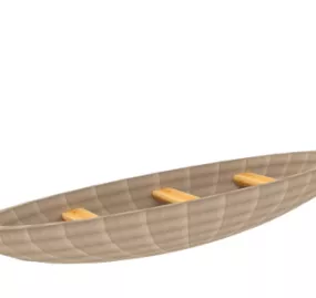 Sport Canoe Boat 3d model