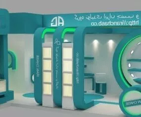 New Design Exhibition Interior Scene 3d model
