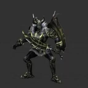 Death Knight Rig 3d model