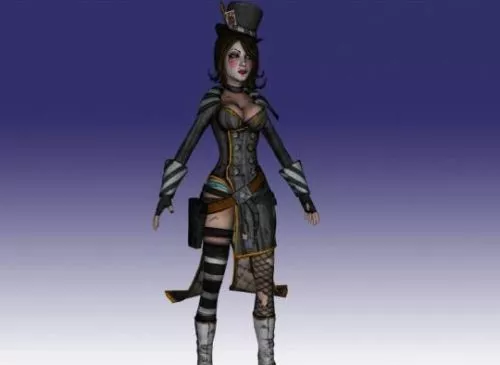 Moxxi 3d model Moxxi 3d model