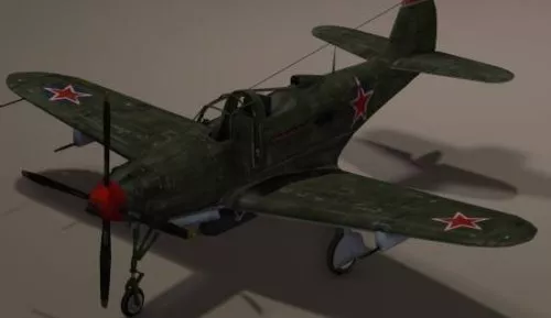 Russian WW2 Airacobra Aircraft 3d model Russian WW2 Airacobra Aircraft 3d model
