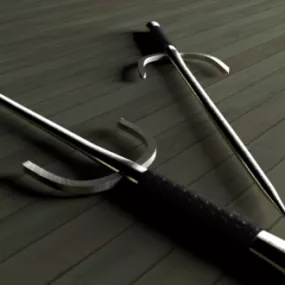 Ninja Sai Weapon 3d model