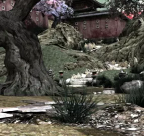 Forest Scene 3d model