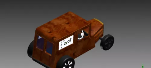 33 Willis Panel Truck 3d model 33 Willis Panel Truck 3d model