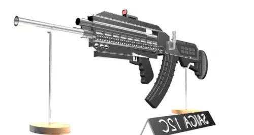 Saiga 12c 3d model Saiga 12c 3d model
