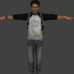 Alex Weiss Character 3d model