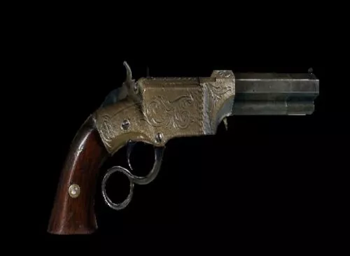 Volcanic Pistol Gun Free 3d model Volcanic Pistol Gun Free 3d model