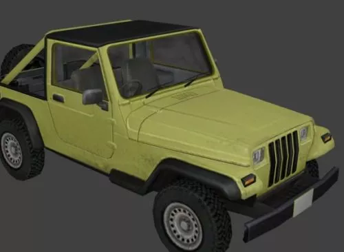 Jeep 3d model Jeep 3d model