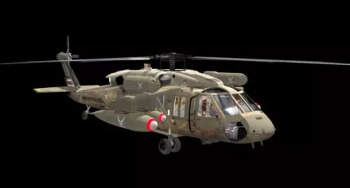 Modern Helicopter 3d model