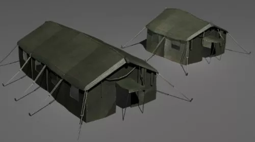 Tent Structure 3d model