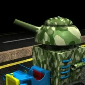 Tank Crazy Race 3d model