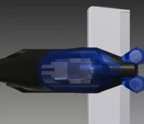 One Man Stealth Sub 3d model