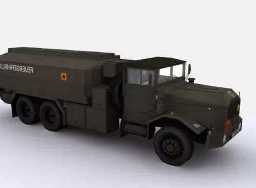 Faun L908 Army Truck 3d model Faun L908 Army Truck 3d model