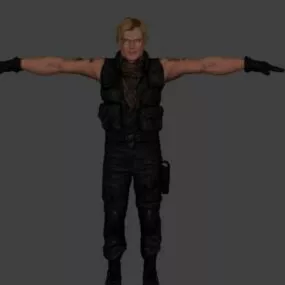 Gunner Jensen 3d model