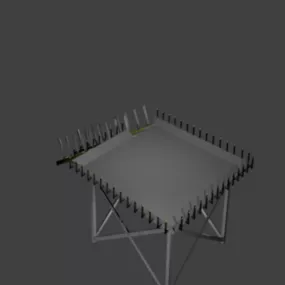 Helicopter Helipad 3d model