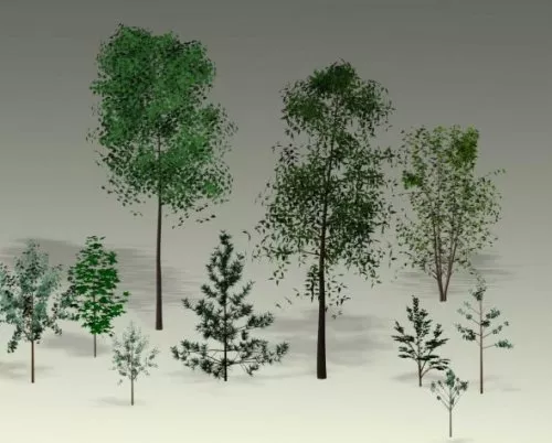 Low-poly Trees 3d model Low-poly Trees 3d model
