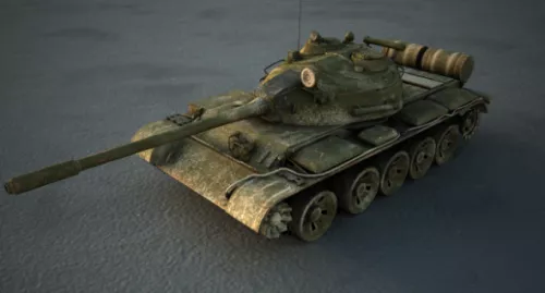 T-55 Tank Weapon 3d model T-55 Tank Weapon 3d model