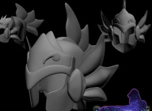 Saint Seiya Peixes Elmo 3d model Saint Seiya Peixes Elmo 3d model