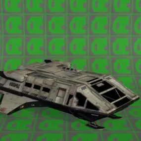 Uss Galileo Shuttle Craft 3d model