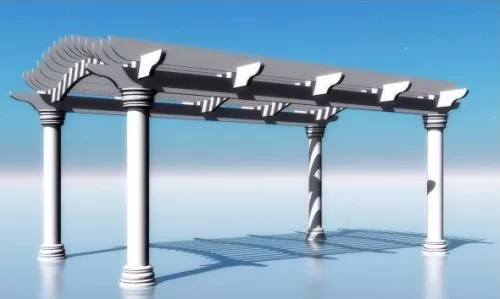 Patio Design 3d model