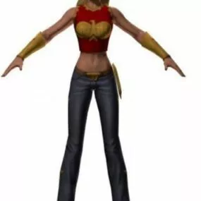 Wonder Girl 3d model