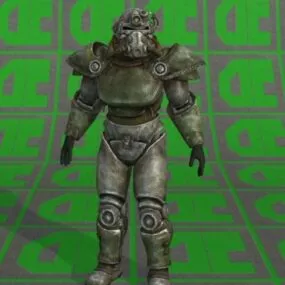 T-51b Power Armor 3d model