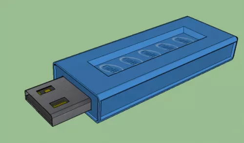 Usb Stick 3d model Usb Stick 3d model