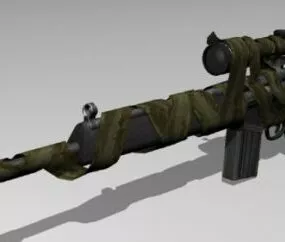 Msg90 Gun  Free 3d model