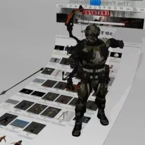 The Hunter 3d model