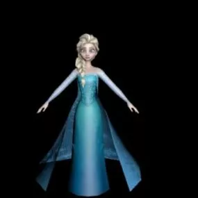 Elsa Rig 3d model