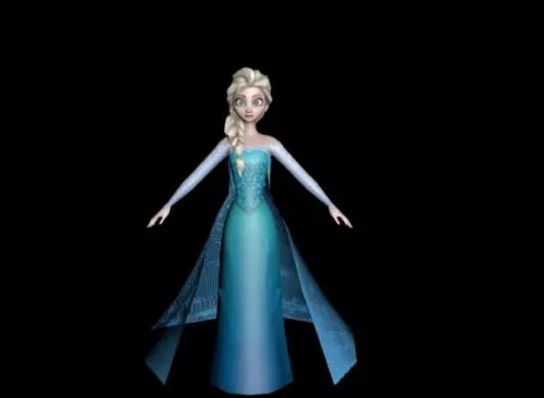 Elsa Rig 3d model Elsa Rig 3d model
