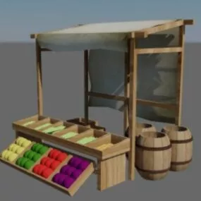 Trade Tent 3d model