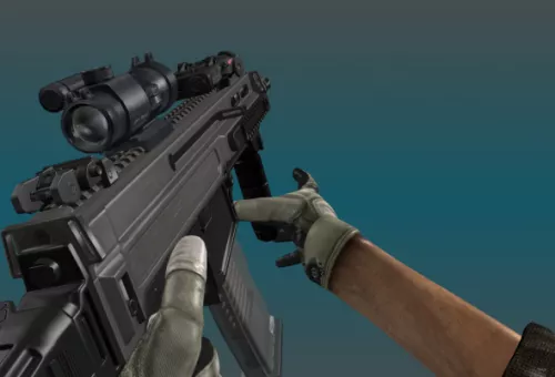 Animation Cz805 Gun Weapon 3d model Animation Cz805 Gun Weapon 3d model