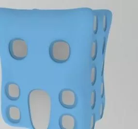 Cartoon Building 3d model