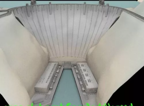 Hoover Dam 3d model Hoover Dam 3d model