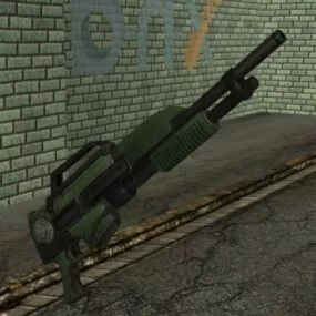 Ghost Shotgun 3d model