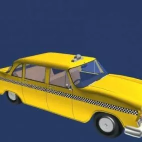 Yellow Cab 3d model