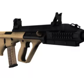 Aug Gun 3d model