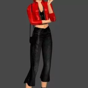Janice 3d model