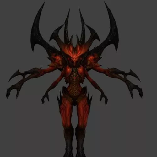 Diablo Monster 3d model Diablo Monster 3d model